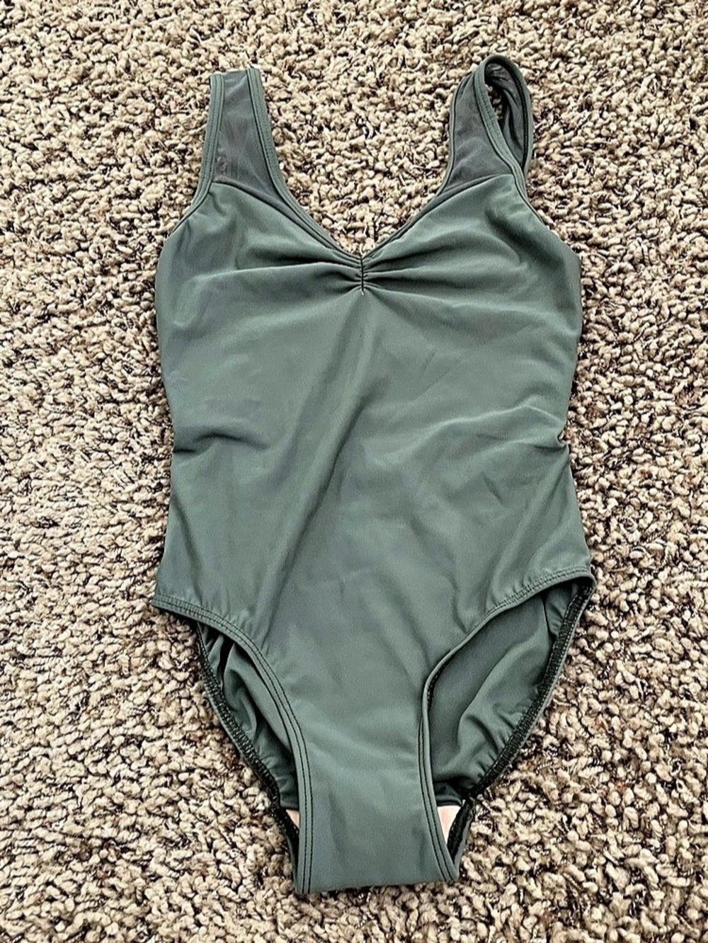 Eleve Green Fabiola Ballet Leotard